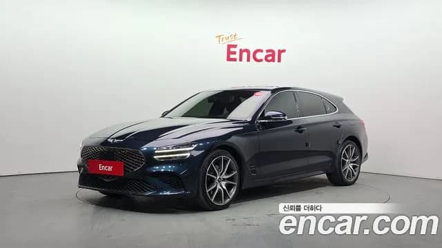 2023 Genesis The New G70 Shooting Brake Gasoline 2.0T 2WD Sold VIN KMTG2G1ABPU109870 – rear exterior 2023 Genesis The New G70 Shooting Brake Gasoline 2.0T 2WD Sold VIN KMTG2G1ABPU109870 – rear exterior