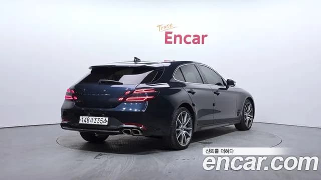 2023 Genesis The New G70 Shooting Brake Gasoline 2.0T 2WD Sold VIN KMTG2G1ABPU109886 – side profile 2023 Genesis The New G70 Shooting Brake Gasoline 2.0T 2WD Sold VIN KMTG2G1ABPU109886 – side profile