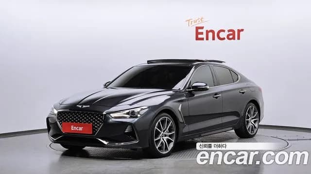 2018 Genesis G70 2.0T Sold VIN KMTG341ABJU018318 – front exterior 2018 Genesis G70 2.0T Sold VIN KMTG341ABJU018318 – front exterior