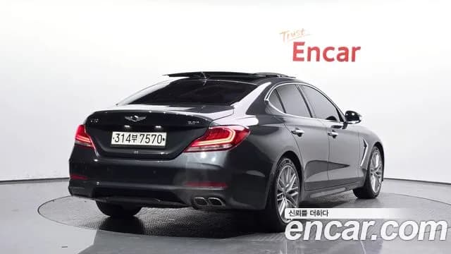 2019 Genesis G70 2.0T Sold VIN KMTG341ABKU037282 – rear exterior 2019 Genesis G70 2.0T Sold VIN KMTG341ABKU037282 – rear exterior