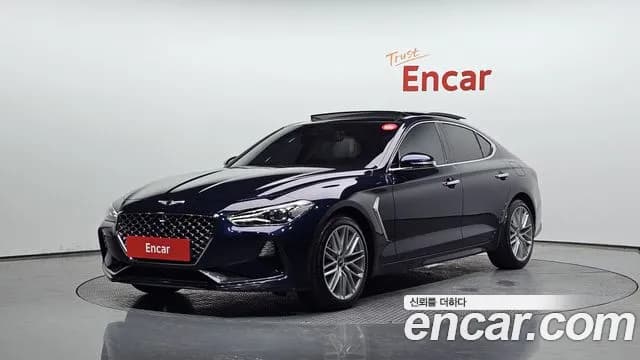 2019 Genesis G70 2.0T Sold VIN KMTG341ABKU047457 – side profile 2019 Genesis G70 2.0T Sold VIN KMTG341ABKU047457 – side profile