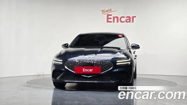 2021 Genesis The New G70 Gasoline 2.0T 2WD Sold VIN KMTG341ABMU078308 – front exterior 2021 Genesis The New G70 Gasoline 2.0T 2WD Sold VIN KMTG341ABMU078308 – front exterior