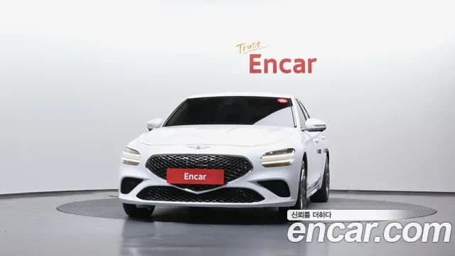 2022 Genesis The New G70 Gasoline 2.0T 2WD Sold VIN KMTG341ABNU105491 – front exterior 2022 Genesis The New G70 Gasoline 2.0T 2WD Sold VIN KMTG341ABNU105491 – front exterior