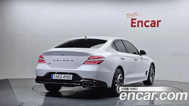 2023 Genesis The New G70 Gasoline 2.0T 2WD Sold VIN KMTG341ABPU128119 – side profile 2023 Genesis The New G70 Gasoline 2.0T 2WD Sold VIN KMTG341ABPU128119 – side profile