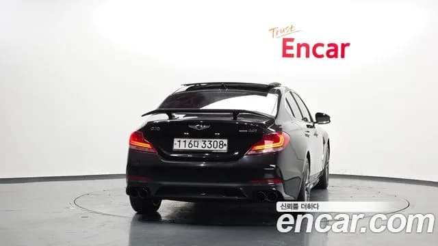 2018 Genesis G70 2.0T AWD Sold VIN KMTG341ADJU008498 – side profile 2018 Genesis G70 2.0T AWD Sold VIN KMTG341ADJU008498 – side profile