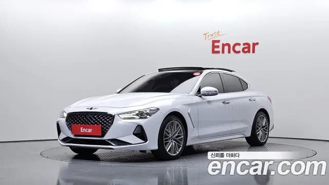 2019 Genesis G70 2.0T AWD Sold VIN KMTG341ADKU044463 – front exterior 2019 Genesis G70 2.0T AWD Sold VIN KMTG341ADKU044463 – front exterior