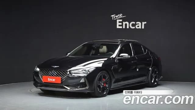 2020 Genesis G70 3.3T Sport Sold VIN KMTG541EBLU062912 – rear exterior 2020 Genesis G70 3.3T Sport Sold VIN KMTG541EBLU062912 – rear exterior