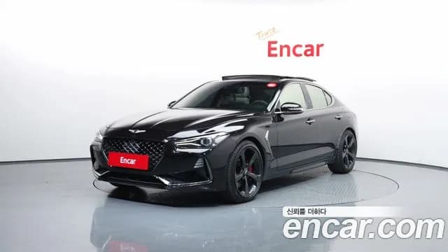 2019 Genesis G70 3.3T Sport AWD Sold VIN KMTG541EDKU043219 – front exterior 2019 Genesis G70 3.3T Sport AWD Sold VIN KMTG541EDKU043219 – front exterior