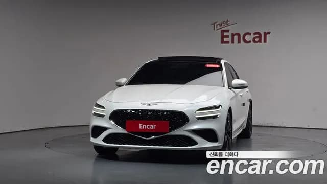 2021 Genesis The New G70 Gasoline 3.3T 4WD Sold VIN KMTG641EDMU076913 – side profile 2021 Genesis The New G70 Gasoline 3.3T 4WD Sold VIN KMTG641EDMU076913 – side profile