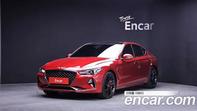 2018 Genesis G70 3.3T Sport AWD Sold VIN KMTG741EDJU004337 – front exterior 2018 Genesis G70 3.3T Sport AWD Sold VIN KMTG741EDJU004337 – front exterior