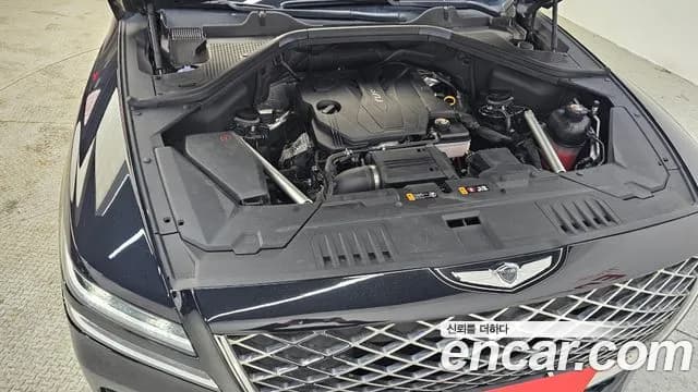 2023 Genesis GV80 2.5T Gasoline AWD Sold VIN KMTHA81BDPU142490 – rear exterior 2023 Genesis GV80 2.5T Gasoline AWD Sold VIN KMTHA81BDPU142490 – rear exterior