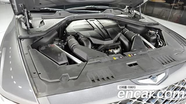 2021 Genesis GV80 3.5T Gasoline AWD Sold VIN KMTHC81CDMU063145 – engine bay 2021 Genesis GV80 3.5T Gasoline AWD Sold VIN KMTHC81CDMU063145 – engine bay