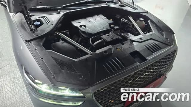 2021 Genesis GV70 2.5T Gasoline AWD Sold VIN KMTMA81BDMU008960 – engine bay 2021 Genesis GV70 2.5T Gasoline AWD Sold VIN KMTMA81BDMU008960 – engine bay