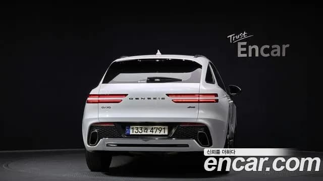 2021 Genesis GV70 2.5T Gasoline AWD Sold VIN KMTMA81BDMU033536 – rear exterior 2021 Genesis GV70 2.5T Gasoline AWD Sold VIN KMTMA81BDMU033536 – rear exterior