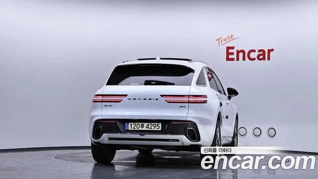 2022 Genesis GV70 2.5T Gasoline AWD Sold VIN KMTMA81BDNU072806 – rear exterior 2022 Genesis GV70 2.5T Gasoline AWD Sold VIN KMTMA81BDNU072806 – rear exterior