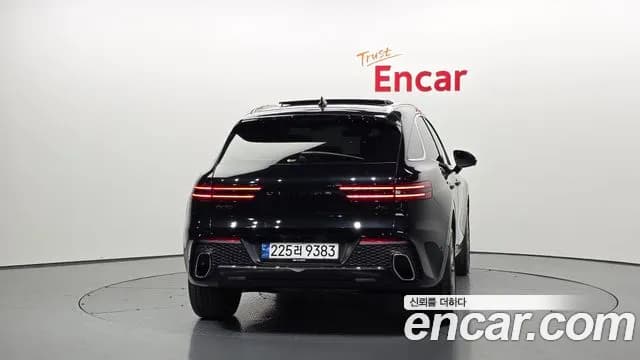 2021 Genesis GV70 3.5T Gasoline AWD Sold VIN KMTMC81CDMU001301 – rear exterior 2021 Genesis GV70 3.5T Gasoline AWD Sold VIN KMTMC81CDMU001301 – rear exterior