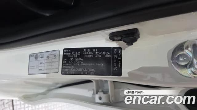2025 Kia The New Kia Ray Gravity Sold VIN KNACH811BST438702 – dashboard 2025 Kia The New Kia Ray Gravity Sold VIN KNACH811BST438702 – dashboard