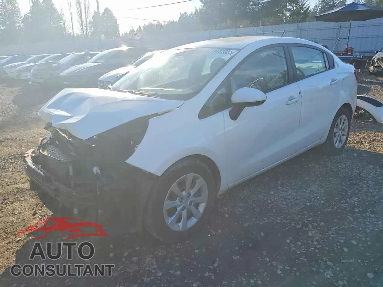 2013 KIA RIO Damaged VIN KNADM4A33D6230539 – front exterior 2013 KIA RIO Damaged VIN KNADM4A33D6230539 – front exterior