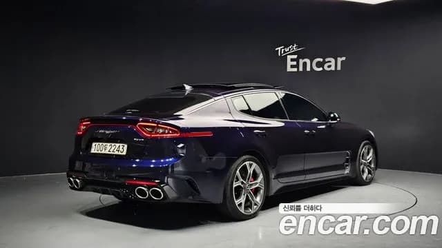 2020 Kia Stinger 2.0 Turbo 2WD Sold VIN KNAE351ABLS077334 – rear exterior 2020 Kia Stinger 2.0 Turbo 2WD Sold VIN KNAE351ABLS077334 – rear exterior