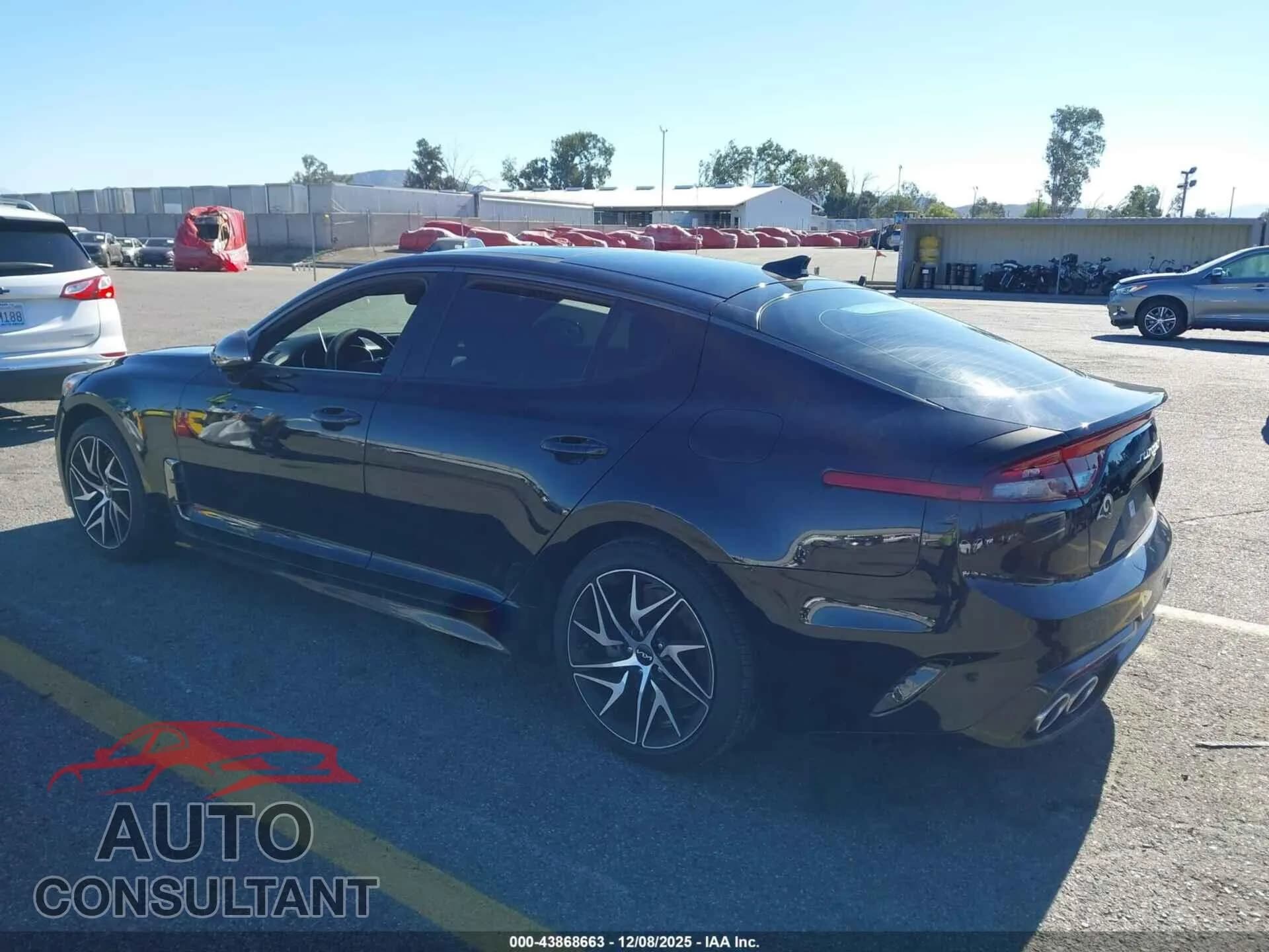 2023 KIA STINGER Damaged VIN KNAE35LD0P6123486 – side profile 2023 KIA STINGER Damaged VIN KNAE35LD0P6123486 – side profile