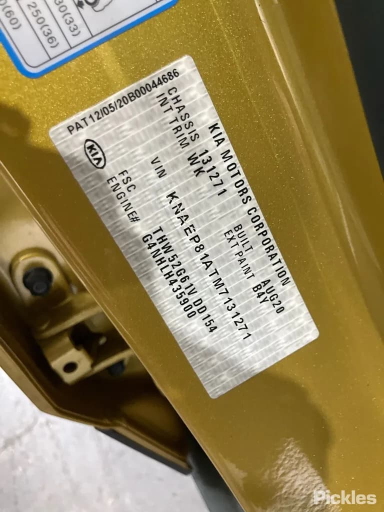 2020 Kia Seltos Used VIN KNAEP81ATM7131271 – trunk area 2020 Kia Seltos Used VIN KNAEP81ATM7131271 – trunk area