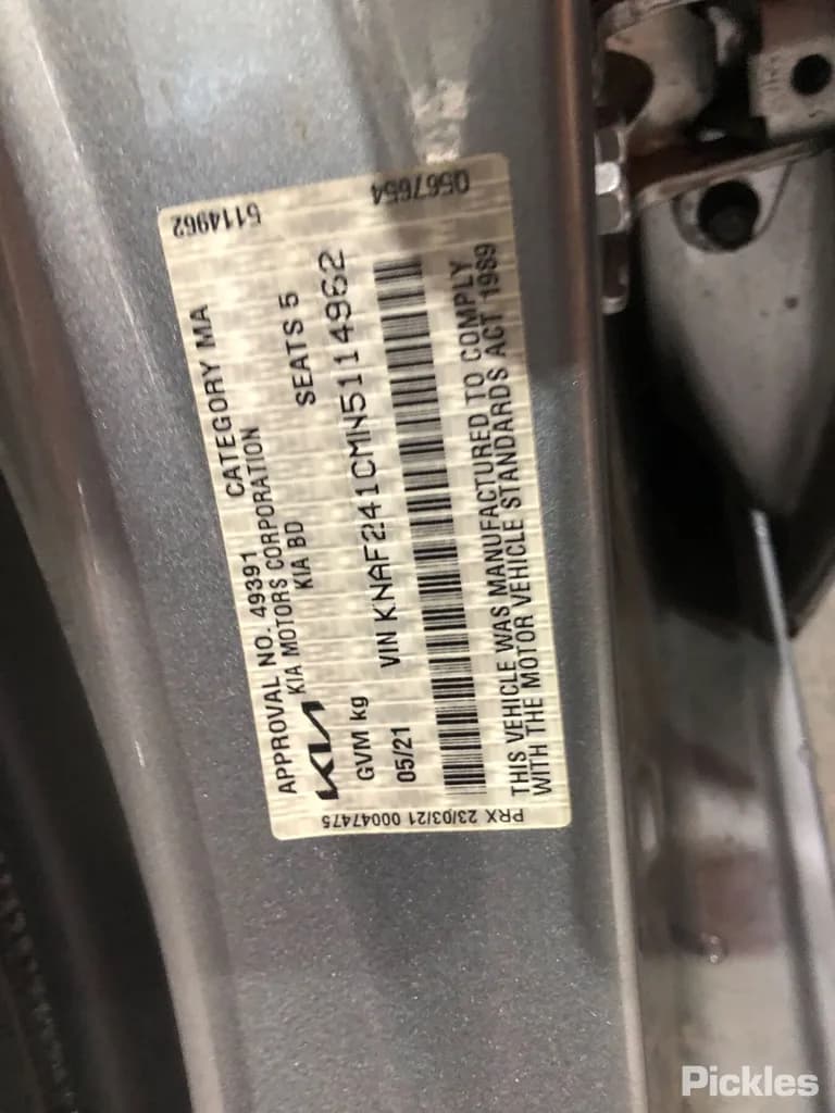 2021 Kia Cerato Used VIN KNAF241CMN5114962 – interior seats 2021 Kia Cerato Used VIN KNAF241CMN5114962 – interior seats