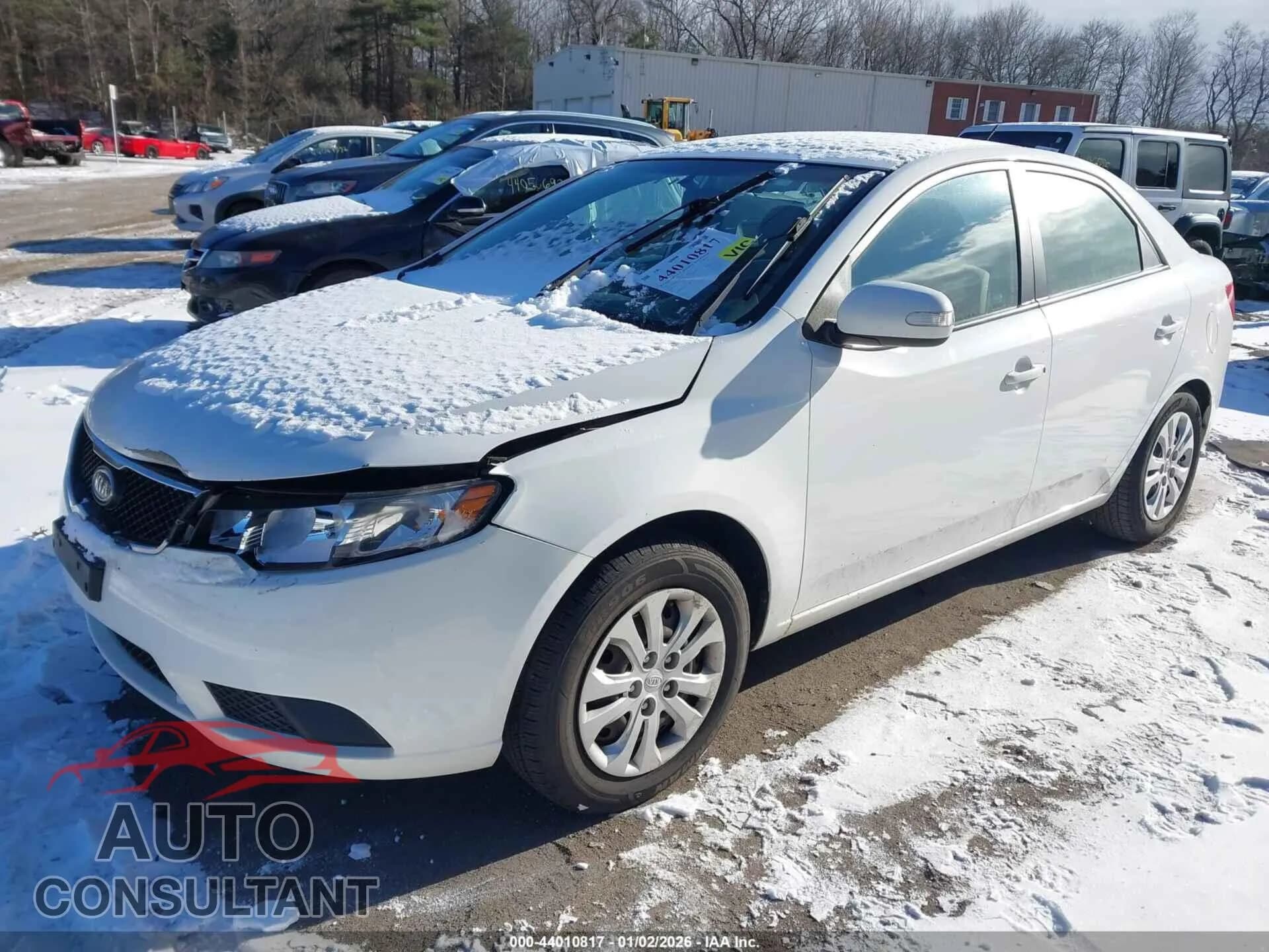 2010 KIA FORTE Damaged VIN KNAFU4A28A5234653 – rear exterior 2010 KIA FORTE Damaged VIN KNAFU4A28A5234653 – rear exterior