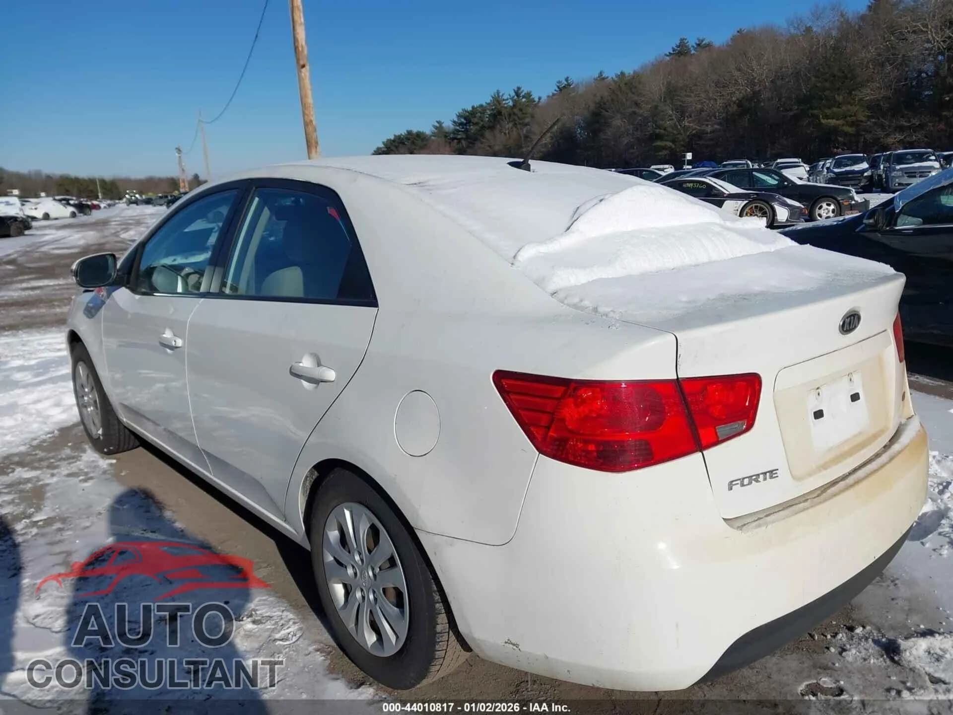 2010 KIA FORTE Damaged VIN KNAFU4A28A5234653 – side profile 2010 KIA FORTE Damaged VIN KNAFU4A28A5234653 – side profile