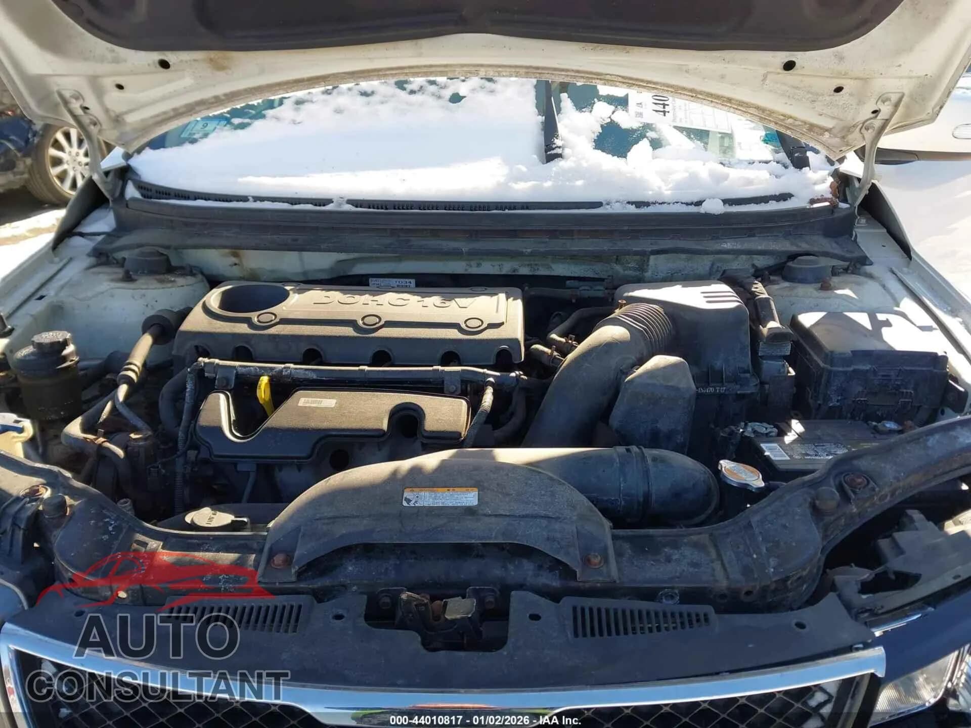 2010 KIA FORTE Damaged VIN KNAFU4A28A5234653 – odometer reading 2010 KIA FORTE Damaged VIN KNAFU4A28A5234653 – odometer reading