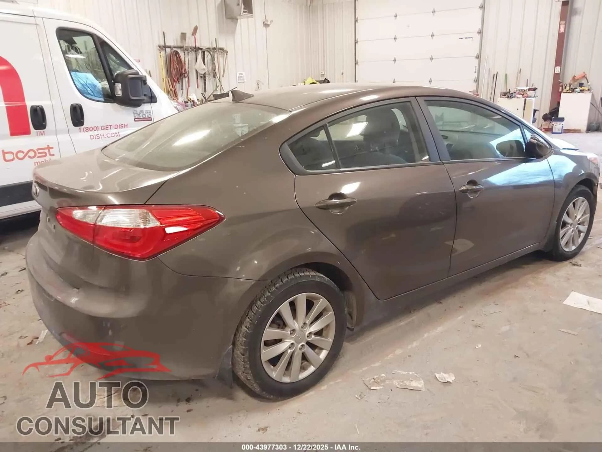 2014 KIA FORTE Damaged VIN KNAFX4A66E5135376 – dashboard 2014 KIA FORTE Damaged VIN KNAFX4A66E5135376 – dashboard