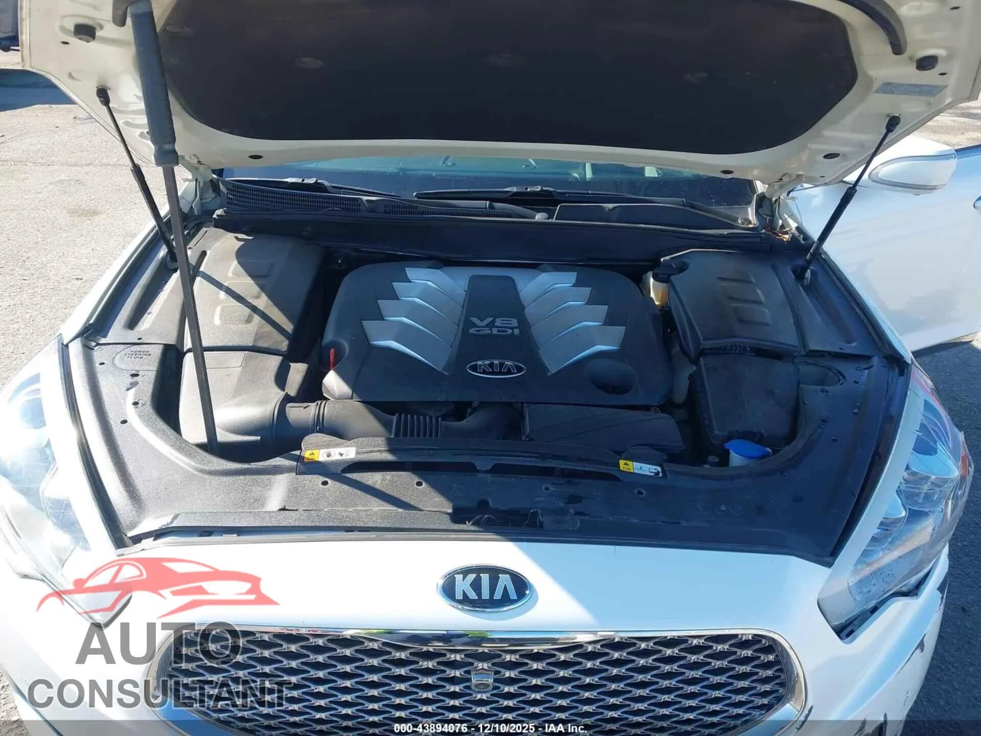 2016 KIA K900 Damaged VIN KNALW4D41G6031200 – odometer reading 2016 KIA K900 Damaged VIN KNALW4D41G6031200 – odometer reading