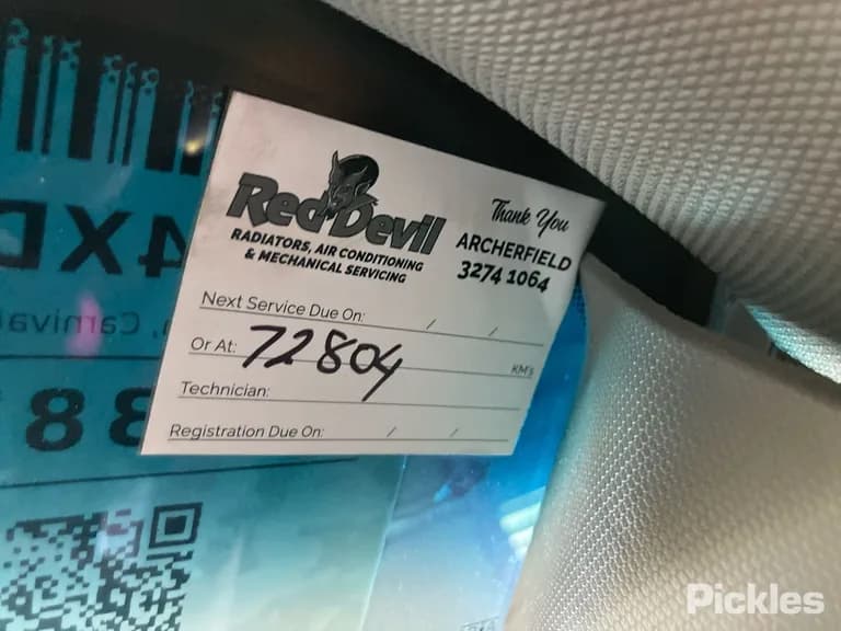 2017 Kia Carnival Used VIN KNAMB811MH6336511 – trunk area 2017 Kia Carnival Used VIN KNAMB811MH6336511 – trunk area