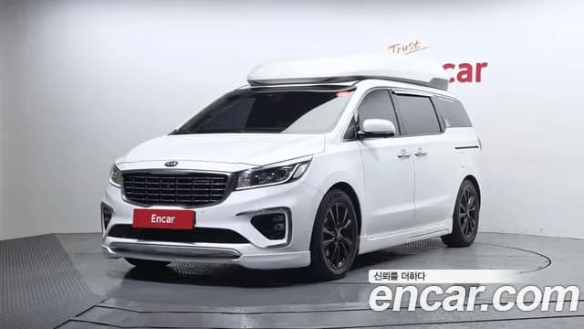 2019 Kia The New Carnival Gasoline 7-Seater Hi-Limousine Sold VIN KNAME811BKS597667 – front exterior 2019 Kia The New Carnival Gasoline 7-Seater Hi-Limousine Sold VIN KNAME811BKS597667 – front exterior