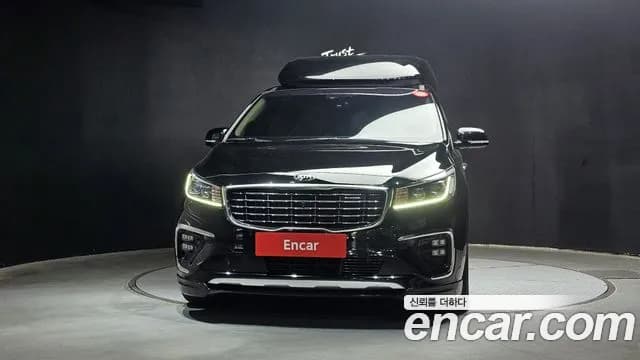 2019 Kia The New Carnival Gasoline 7-Seater Hi-Limousine Sold VIN KNAME811BKS605120 – front exterior 2019 Kia The New Carnival Gasoline 7-Seater Hi-Limousine Sold VIN KNAME811BKS605120 – front exterior
