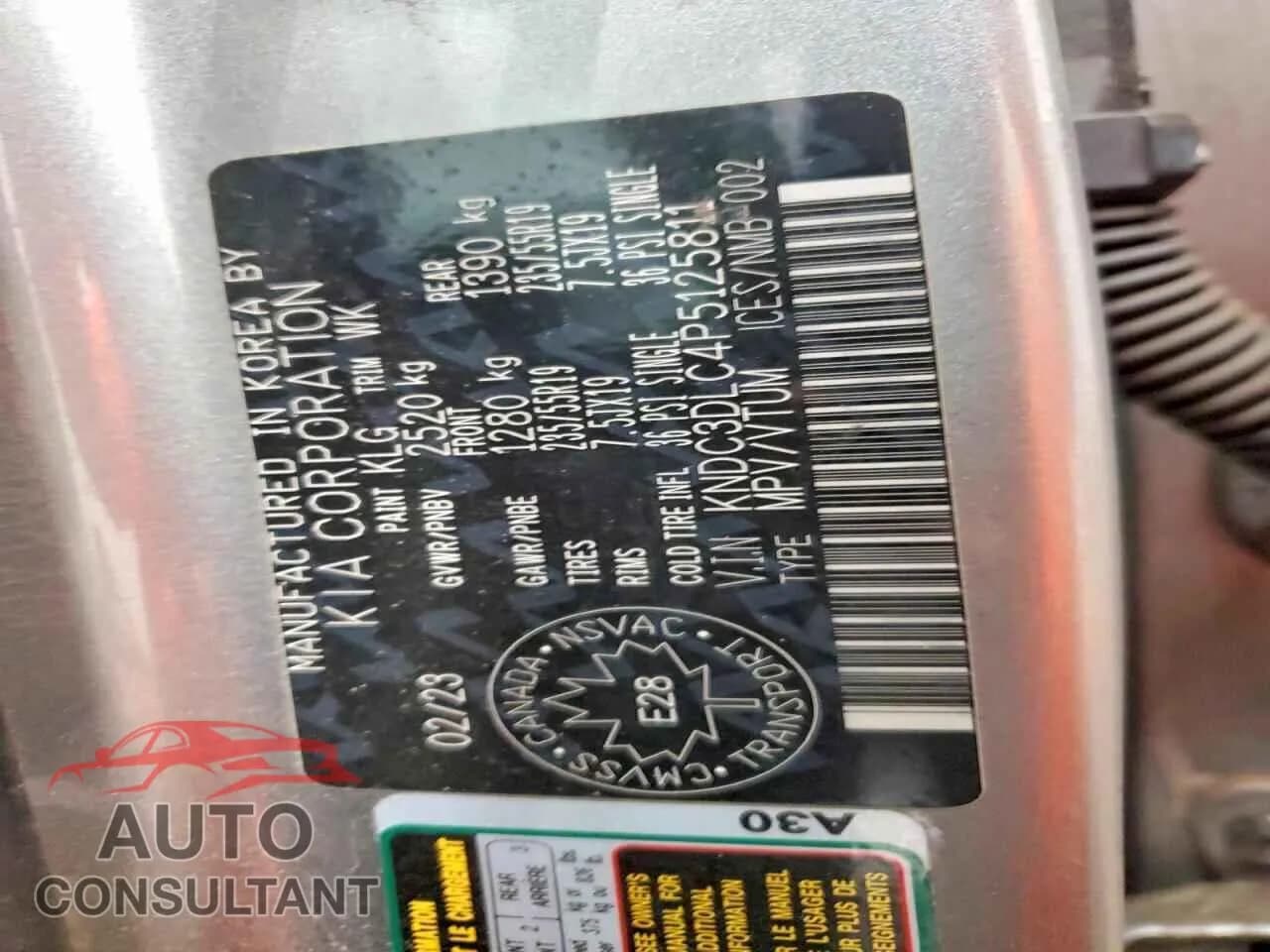 2023 KIA EV6 LIGHT Damaged VIN KNDC3DLC4P5125811 – photo 12 2023 KIA EV6 LIGHT Damaged VIN KNDC3DLC4P5125811 – photo 12