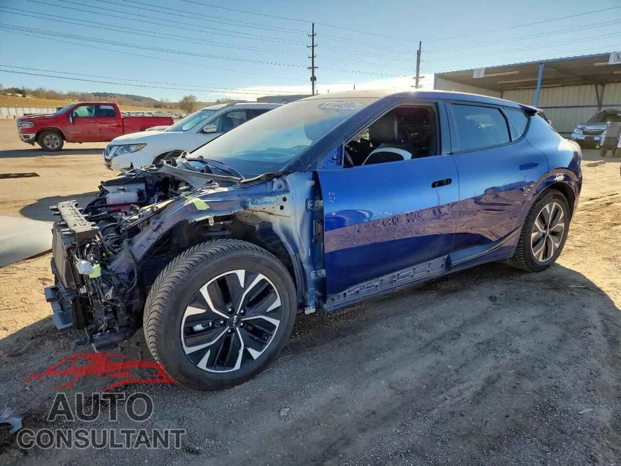 2022 KIA EV6 GT LIN Damaged VIN KNDC44LA1N5026565 – front exterior 2022 KIA EV6 GT LIN Damaged VIN KNDC44LA1N5026565 – front exterior