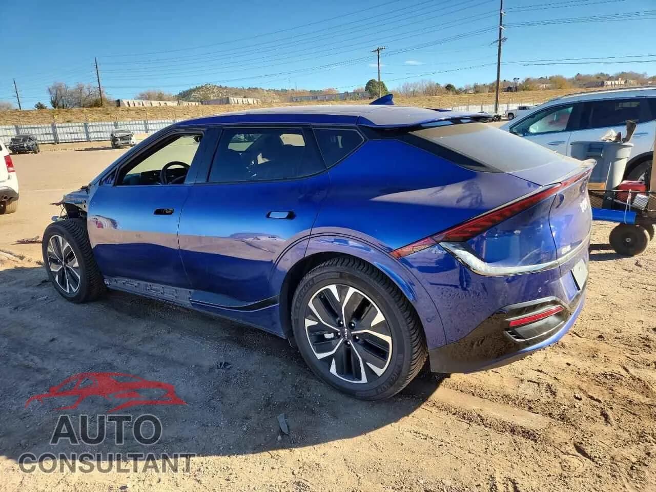2022 KIA EV6 GT LIN Damaged VIN KNDC44LA1N5026565 – rear exterior 2022 KIA EV6 GT LIN Damaged VIN KNDC44LA1N5026565 – rear exterior