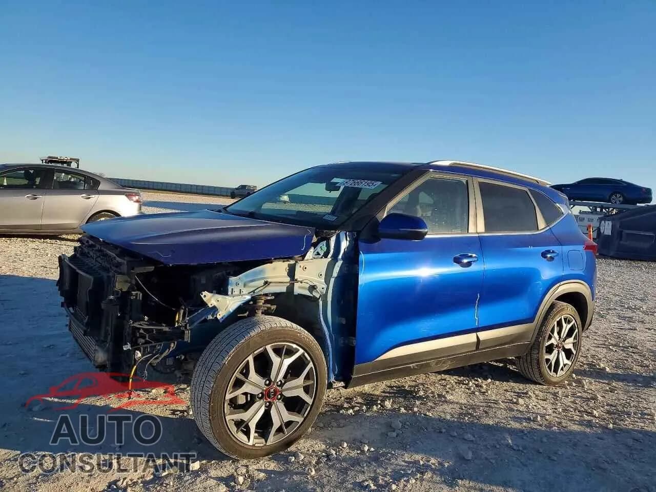 2021 KIA SELTOS Damaged VIN KNDEUCA27M7144556 – front exterior 2021 KIA SELTOS Damaged VIN KNDEUCA27M7144556 – front exterior