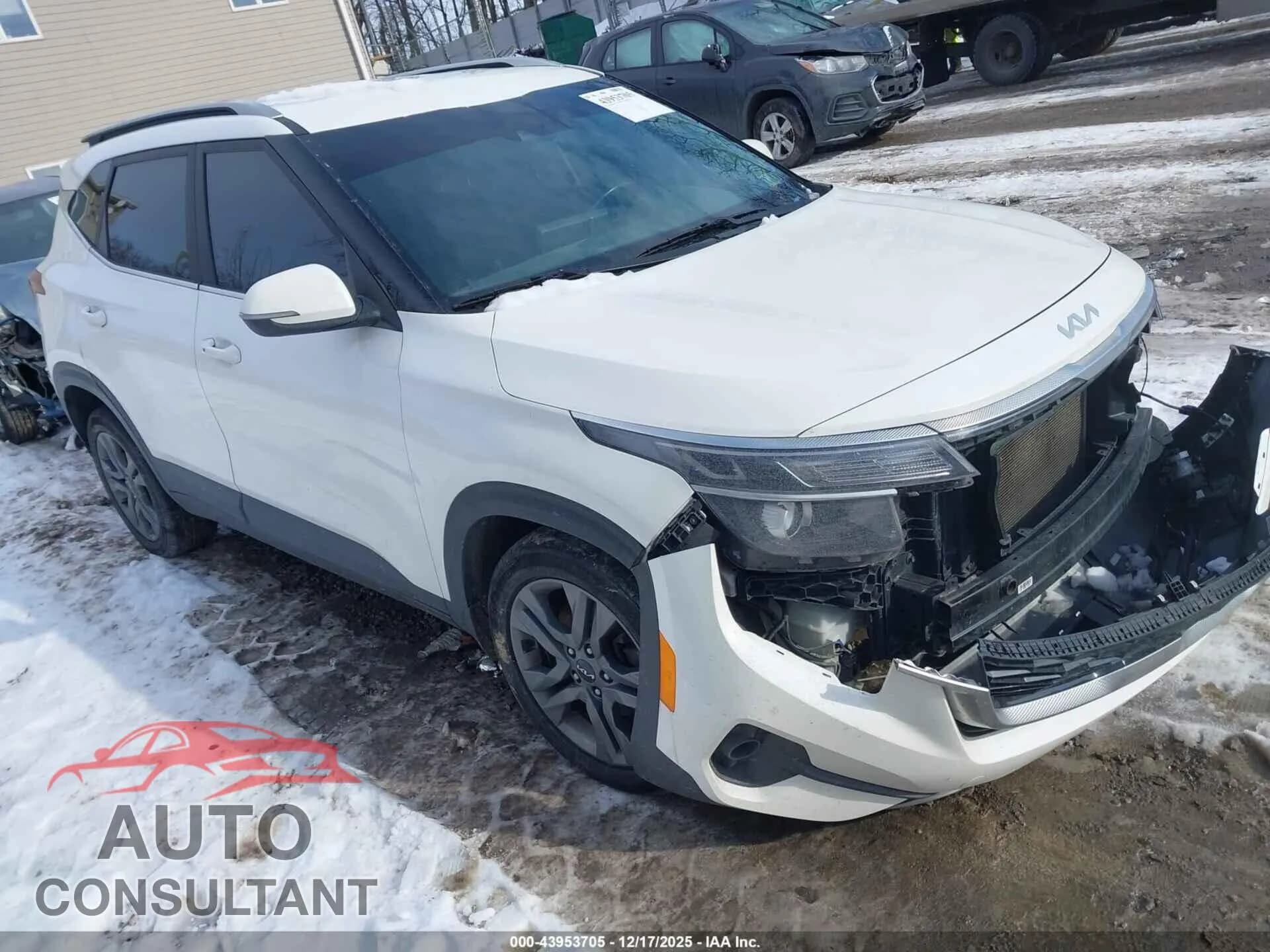 2023 KIA SELTOS Damaged VIN KNDEUCAA3P7397093 – front exterior 2023 KIA SELTOS Damaged VIN KNDEUCAA3P7397093 – front exterior