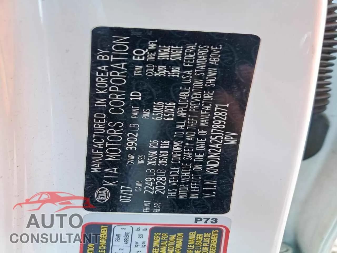 2018 KIA SOUL Damaged VIN KNDJN2A25J7892871 – photo 12 2018 KIA SOUL Damaged VIN KNDJN2A25J7892871 – photo 12