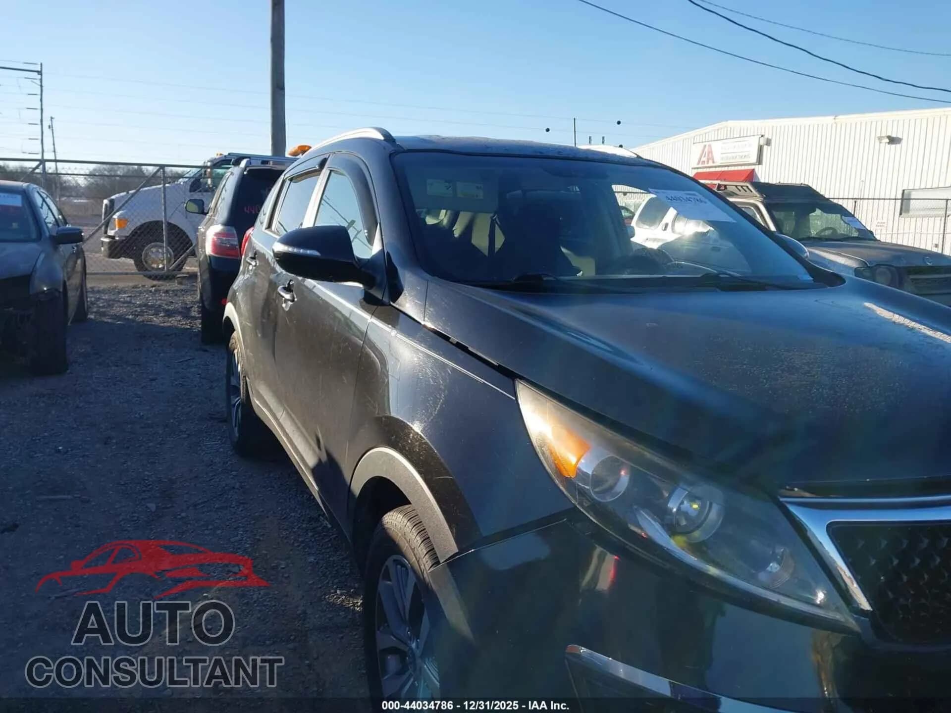 2014 KIA SPORTAGE Damaged VIN KNDPB3AC2E7617465 – front exterior 2014 KIA SPORTAGE Damaged VIN KNDPB3AC2E7617465 – front exterior