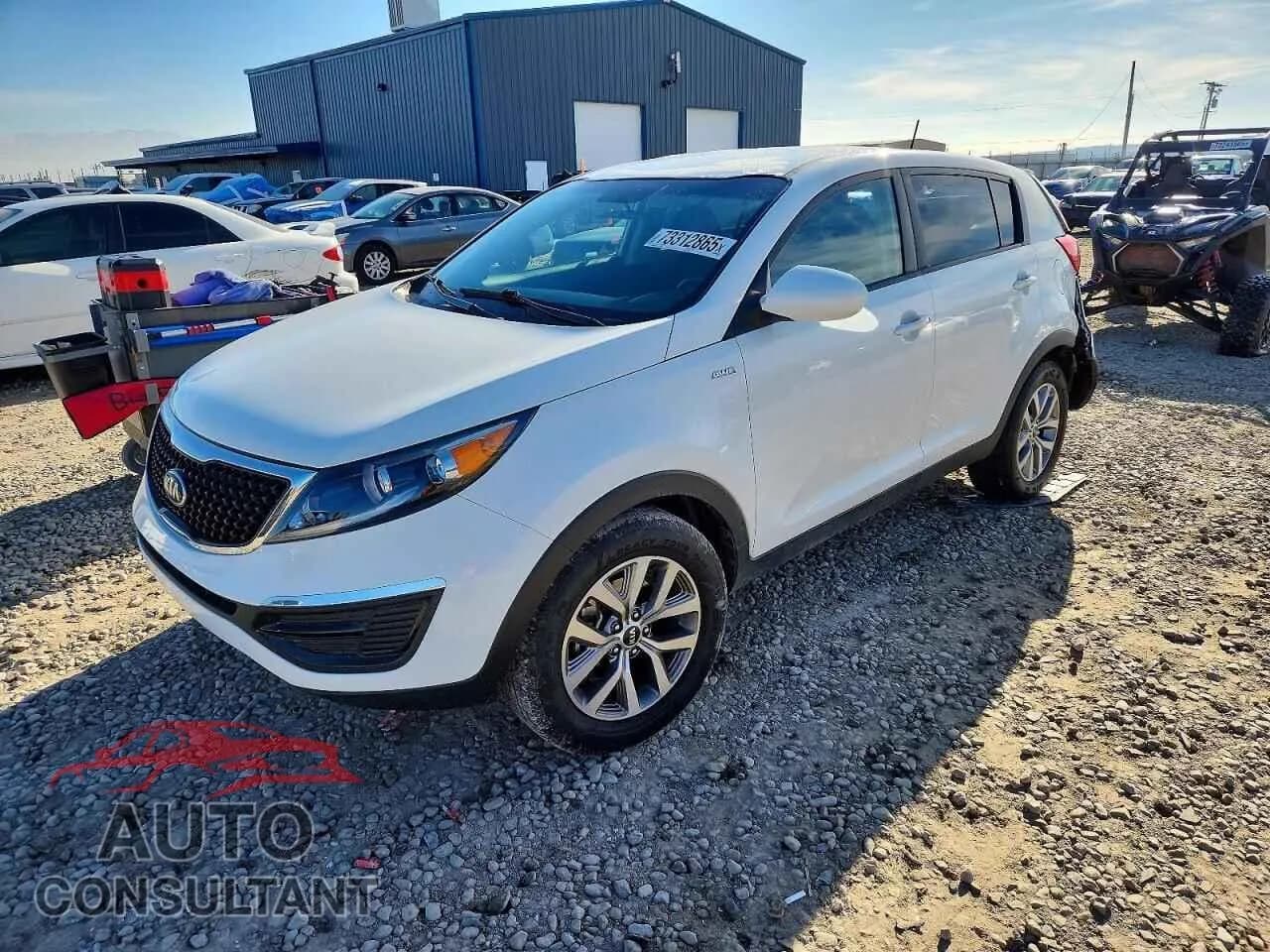 2016 KIA SPORTAGE Damaged VIN KNDPBCAC2G7841130 – front exterior 2016 KIA SPORTAGE Damaged VIN KNDPBCAC2G7841130 – front exterior