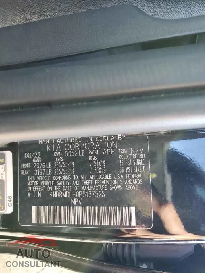 2023 KIA SORENTO Damaged VIN KNDRMDLH0P5137523 – photo 13 2023 KIA SORENTO Damaged VIN KNDRMDLH0P5137523 – photo 13