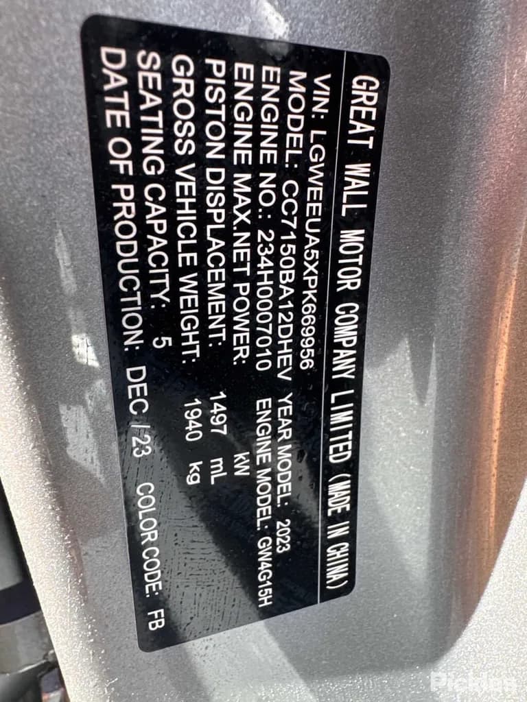 2024 GWM Haval Jolion Used VIN LGWEEUA5XPK669956 – photo 13 2024 GWM Haval Jolion Used VIN LGWEEUA5XPK669956 – photo 13