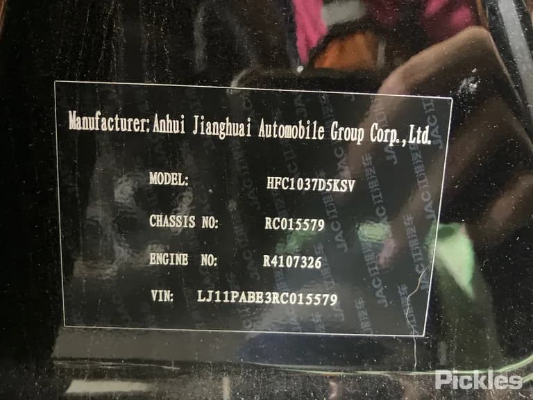 2024 JAC T9 Used VIN LJ11PABE3RC015579 – undercarriage 2024 JAC T9 Used VIN LJ11PABE3RC015579 – undercarriage