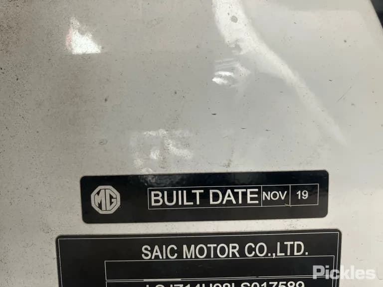 2020 MG MG3 Used VIN LSJZ14U98LS017589 – odometer reading 2020 MG MG3 Used VIN LSJZ14U98LS017589 – odometer reading