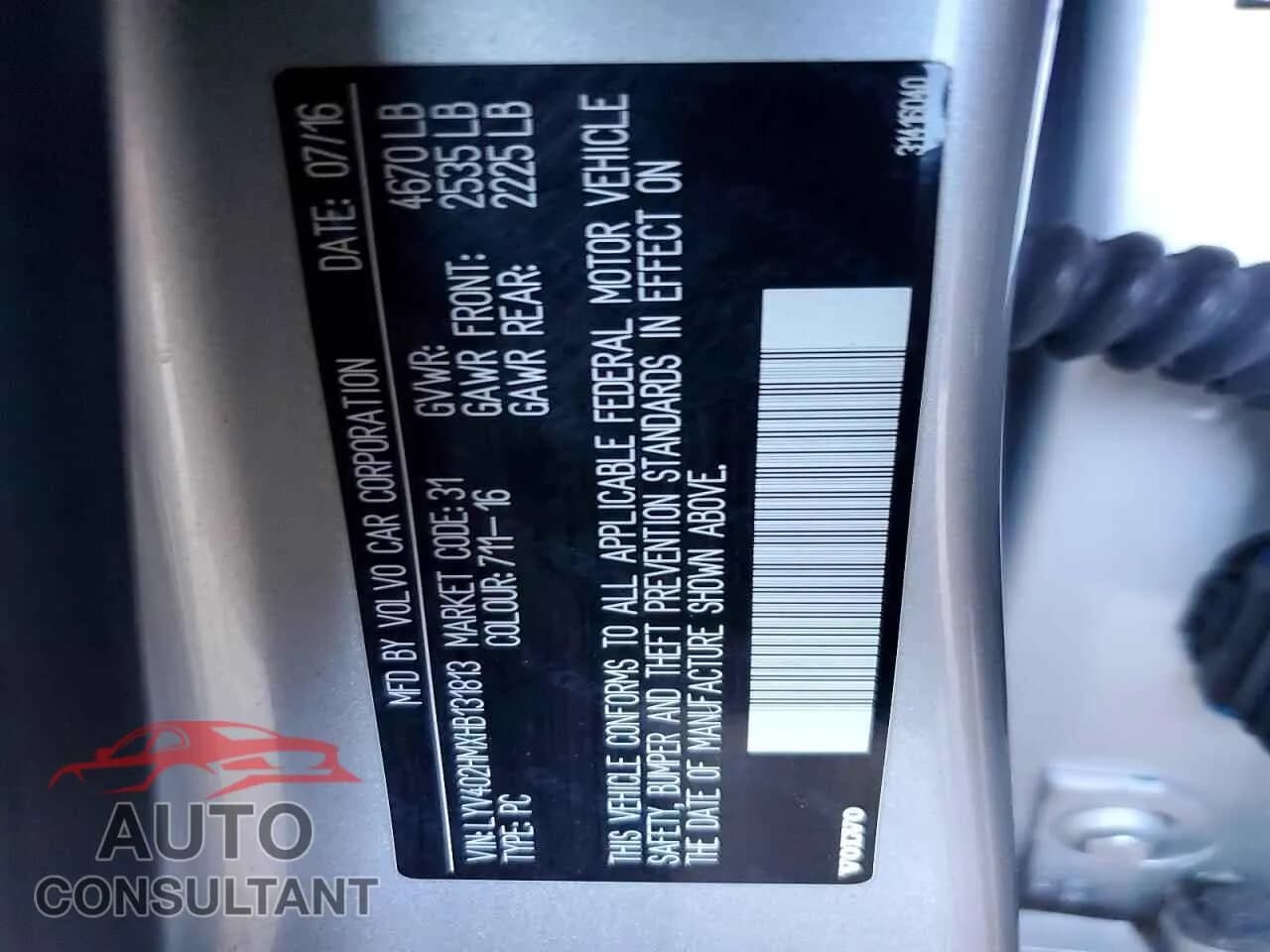 2017 VOLVO S60 Damaged VIN LYV402HMXHB131813 – photo 12 2017 VOLVO S60 Damaged VIN LYV402HMXHB131813 – photo 12