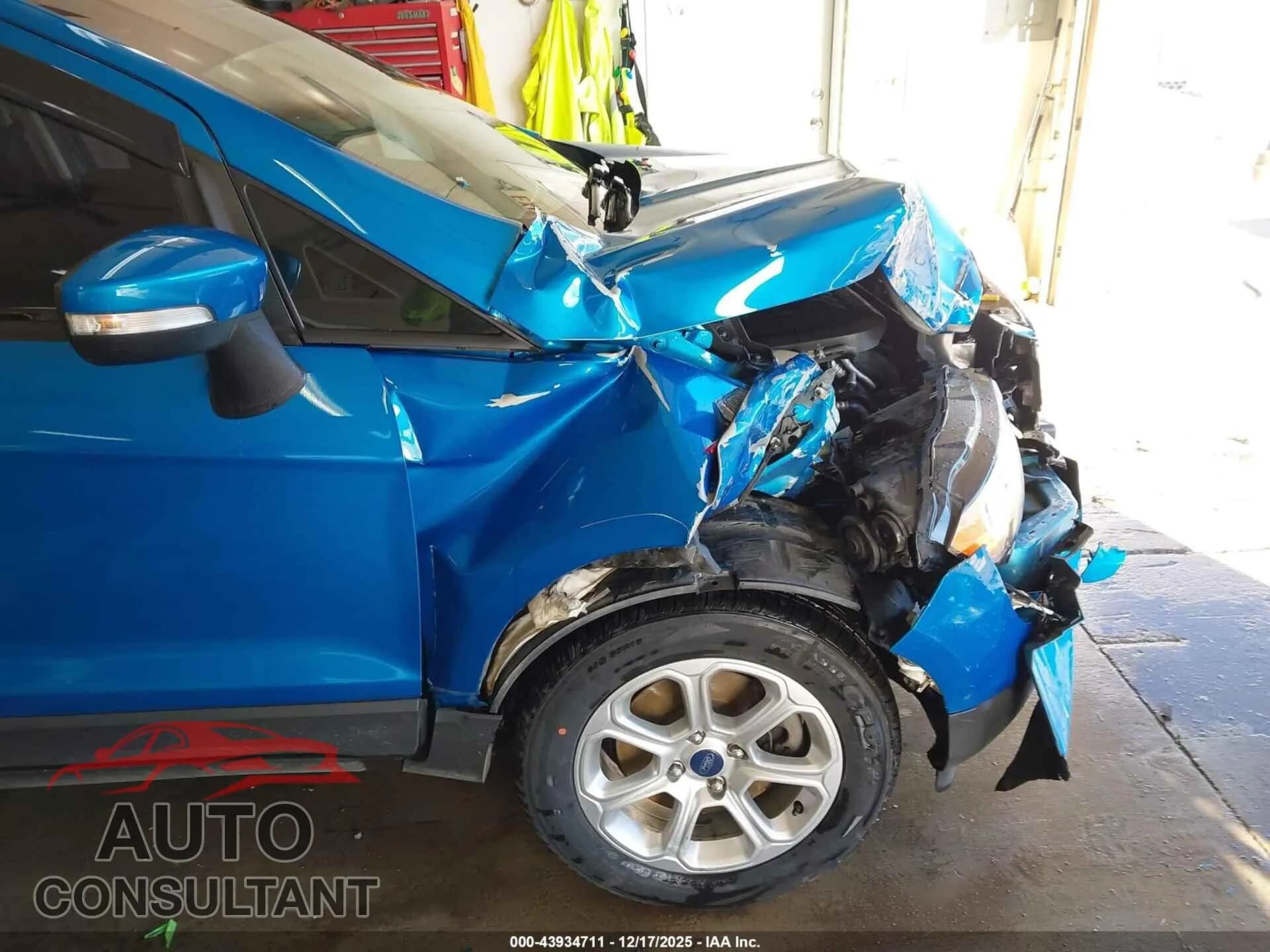 2019 FORD ECOSPORT Damaged VIN MAJ6S3GL7KC280612 – photo 18 2019 FORD ECOSPORT Damaged VIN MAJ6S3GL7KC280612 – photo 18