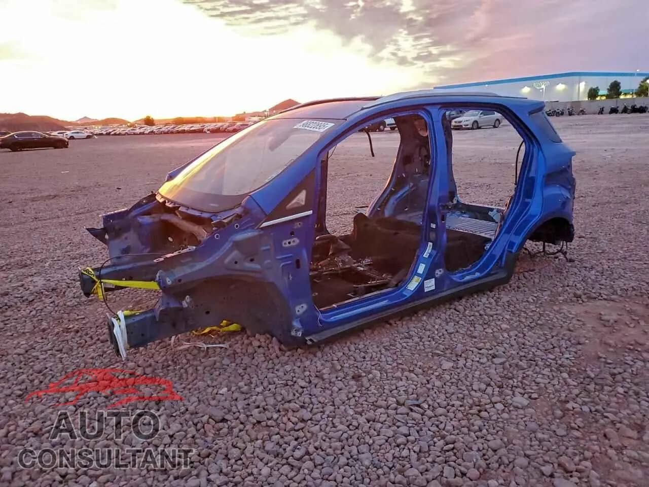 2021 FORD ECOSPORT Damaged VIN MAJ6S3KL1MC400284 – front exterior 2021 FORD ECOSPORT Damaged VIN MAJ6S3KL1MC400284 – front exterior