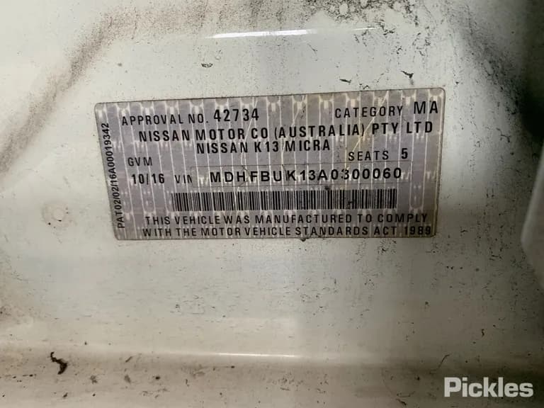 2016 Nissan Micra Used VIN MDHFBUK13A0300060 – photo 14 2016 Nissan Micra Used VIN MDHFBUK13A0300060 – photo 14